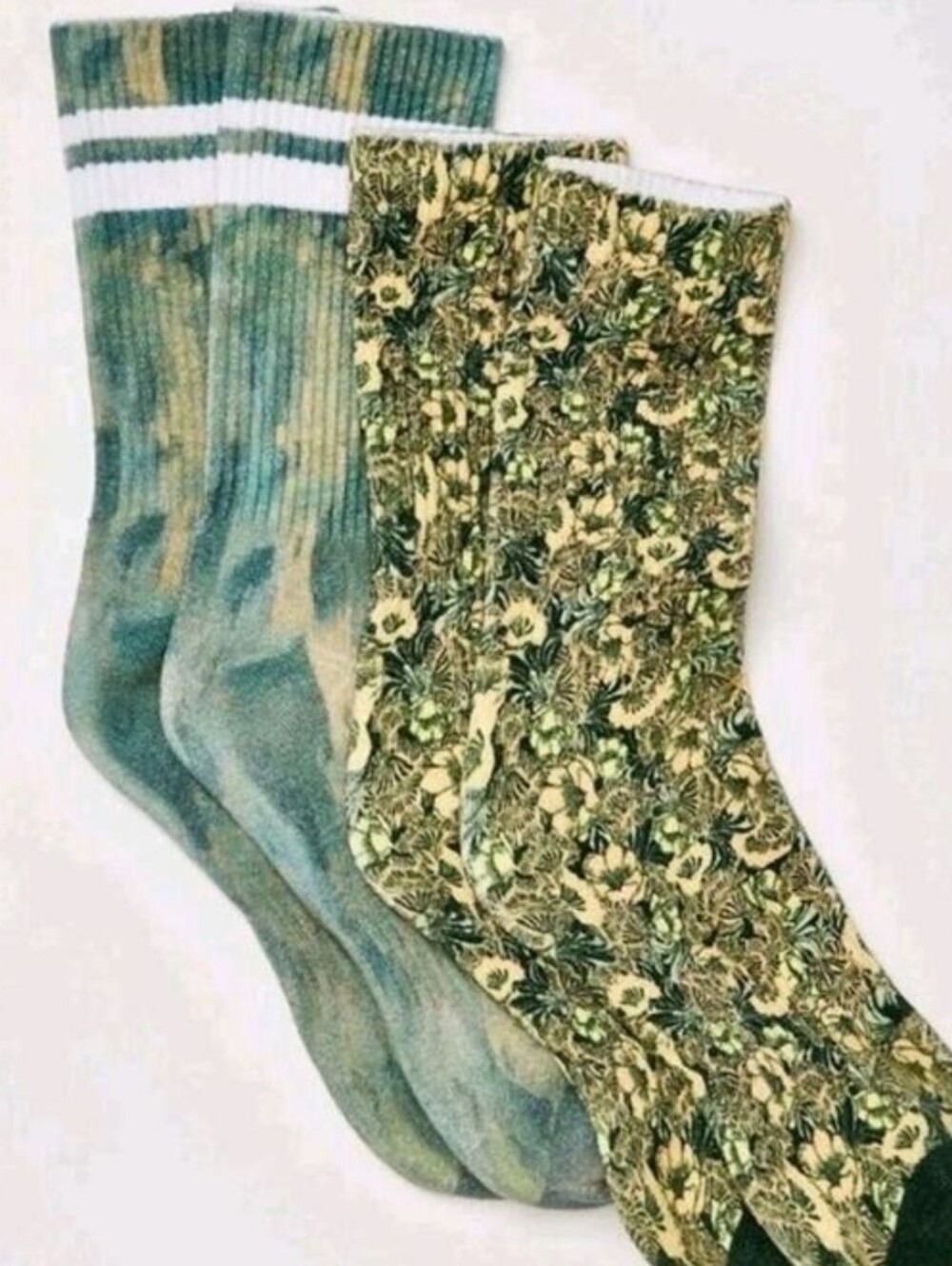 Free People FP Movement After Practice Sock Pack in Camo Combo NWT Socks Set 4